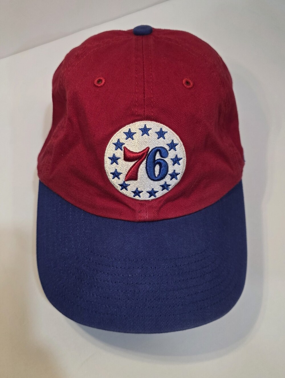 ​Philadelphia 76ers NBA Vintage Adjustable  Hat Red Blue Cap